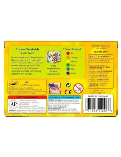 Crayola Washable 6ct Paints