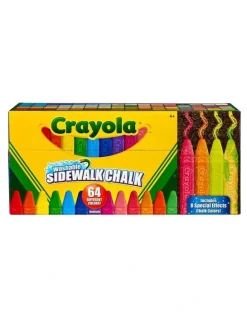Crayola Washable Sidewalk Chalk 64-Pack