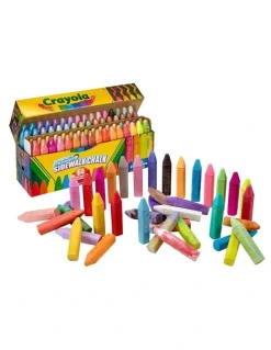 Crayola Washable Sidewalk Chalk 64-Pack