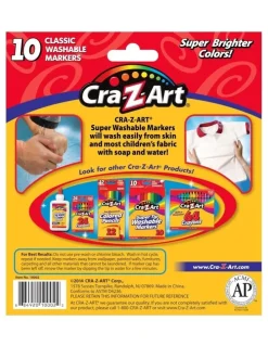 Cra-Z-art Super Washable Markers 10 Piece