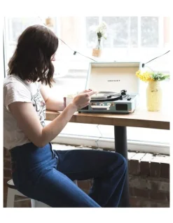 Crosley Bluetooth Portable Turntable - Turquoise