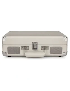 Crosley Crosley Cruiser Bluetooth Portable Turntable - White Sands Bundled Crosley Record Storage Crate