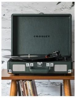 Crosley Crosley Cruiser Bluetooth Portable Turntable - Emerald Green