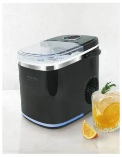 Cucina Prestigio Compact CICE680B Portable Ice Maker in Black