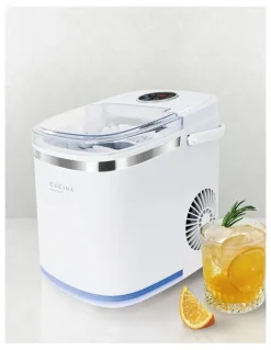 Cucina Prestigio Compact CICE680W Portable Ice Maker in White