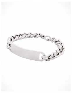 Cudworth Stainless Steel ID Bracelet (Blank Name Plate)
