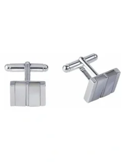 Cudworth Sterling Mother Of Pearl Cufflinks in Silver