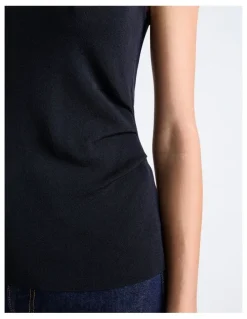 Cue Ink Tucked Side Knit