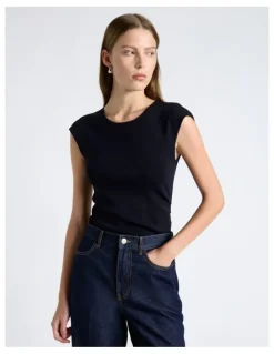 Cue Ink Tucked Side Knit