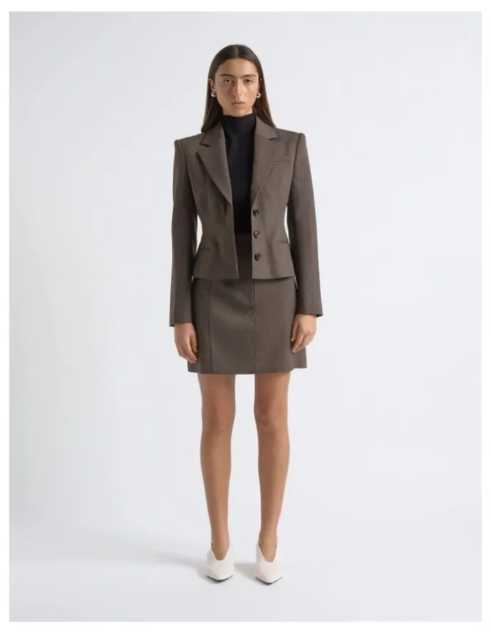 Cue Sculpted Mini Skirt