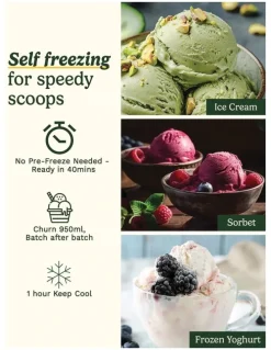 Cuisinart Freeze Ease Ice Cream Maker in White ICE-90XA