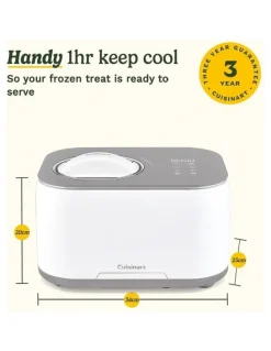 Cuisinart Freeze Ease Ice Cream Maker in White ICE-90XA