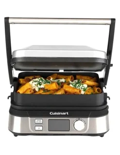 Cuisinart Griddler and Deep Pan GR-5XA in Silver