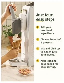 Cuisinart Ice Cream And Frozen Drinks Maker ICE-200XA in White