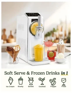 Cuisinart Ice Cream And Frozen Drinks Maker ICE-200XA in White