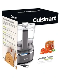Cuisinart Silver Cordless Mini Chopper RMC-100XA