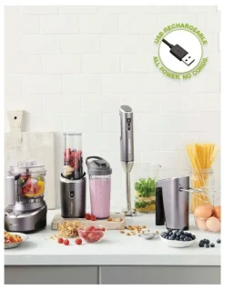 Cuisinart Silver Cordless Mini Chopper RMC-100XA