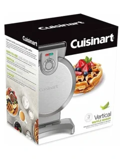Cuisinart Vertical Waffle Maker in Silver WAF V100XA