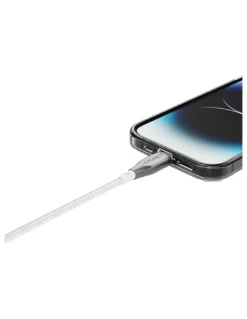 Cygnett Armoured Lightning to USB A Cable 1m in White