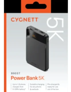 Cygnett ChargeUp Boost Gen4 5K Powerbank in Black