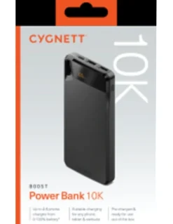 Cygnett ChargeUp Boost Gen4 10K Powerbank in Black