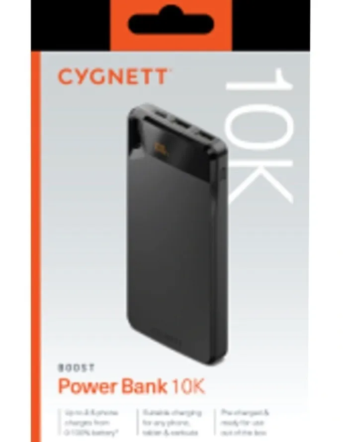 Cygnett ChargeUp Boost Gen4 10K Powerbank in Black