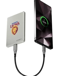 Cygnett 5k Slim Mag Brisbane Lions Power Bank