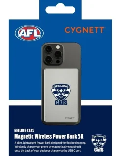 Cygnett 5k Slim Mag Geelong Cats Power Bank