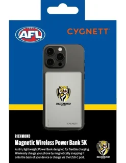 Cygnett 5k Slim Mag Richmond Tigers Power Bank