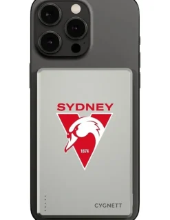 Cygnett 5k Slim Mag Sydney Swans Power Bank