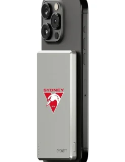 Cygnett 5k Slim Mag Sydney Swans Power Bank