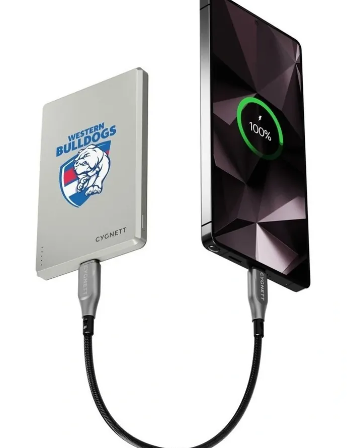 Cygnett 5k Slim Mag Western Bulldogs Power Bank