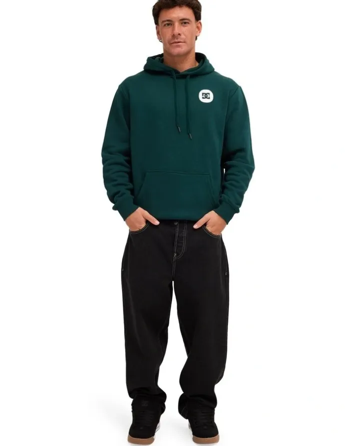DC Shaped Destroy Pullover Hoodie in Ponderosa Pine
