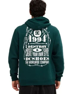 DC Shaped Destroy Pullover Hoodie in Ponderosa Pine