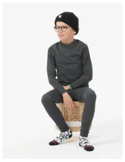 Decathlon Decathlon | Wedze Kids Thermal Ski Base Layer BL 500 Grey