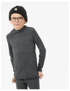 Decathlon Decathlon | Wedze Kids Thermal Ski Base Layer BL 500 Grey