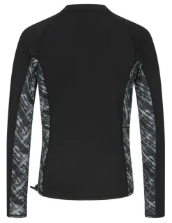 Decathlon Surfing UV Protection Top in Brush Black