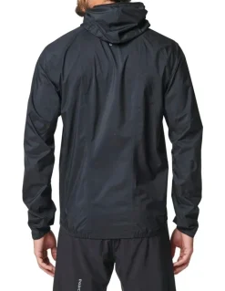Decathlon Trail Running Waterproof Jacket in Black