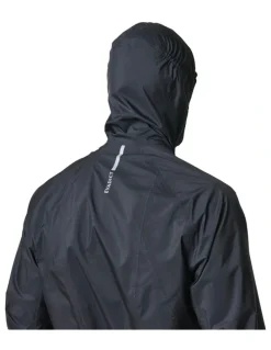 Decathlon Trail Running Waterproof Jacket in Black