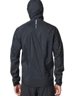Decathlon Trail Running Waterproof Jacket in Black