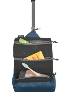 Decathlon Trekking Ultra Light Foldable Toiletry Bag in Blue
