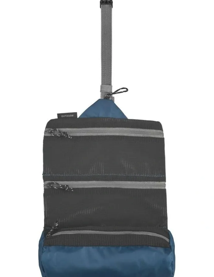 Decathlon Trekking Ultra Light Foldable Toiletry Bag in Blue