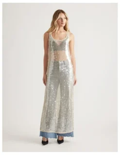 Decjuba Frankie Sequin Maxi Dress