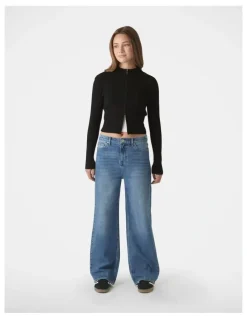 DECJUBA KIDS Gigi Baggy Fit Jeans in Long Beach Blue