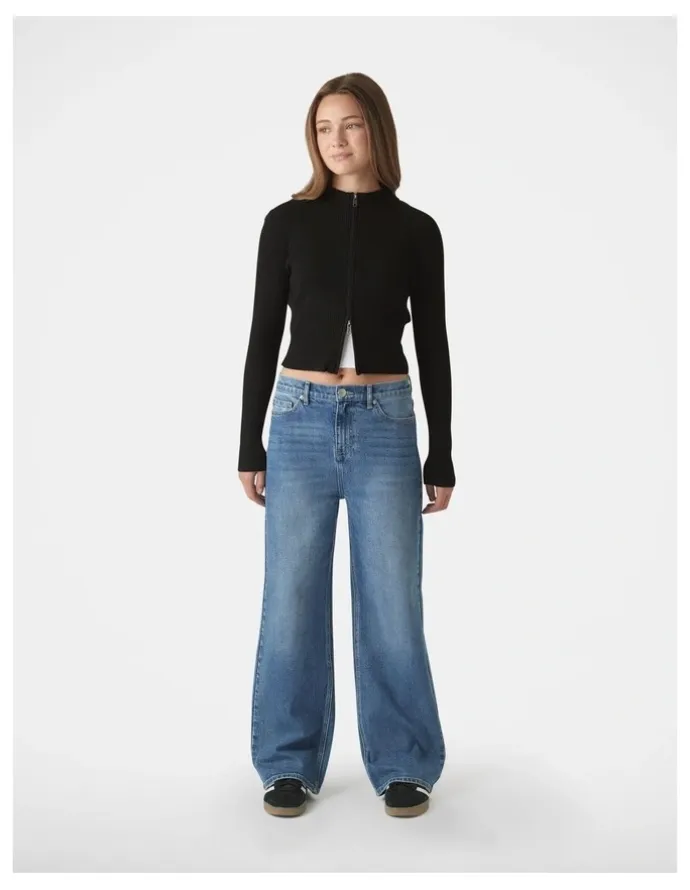 DECJUBA KIDS Gigi Baggy Fit Jeans in Long Beach Blue