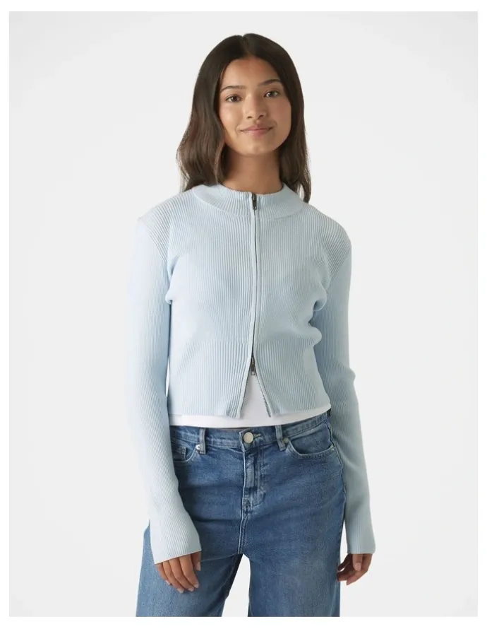 DECJUBA KIDS Girls Matilda Zip Up Knit