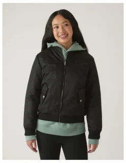 Decjuba Kids Girls Nylon Bomber Jacket