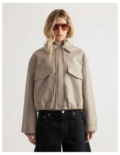 Decjuba Reece Faux Leather Jacket