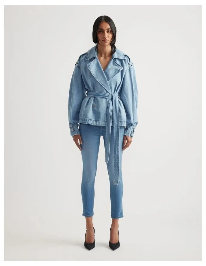 Decjuba Riley Crop Skinny Jean