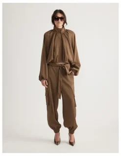 Decjuba Stella Satin Bubble Jacket